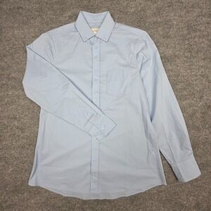 Dapper Boi Shirt Men's XXS Blue Button Up & Snap Stretch Dress